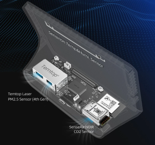 Умный монитор качества воздуха Temtop M100 с WiFi фото 4