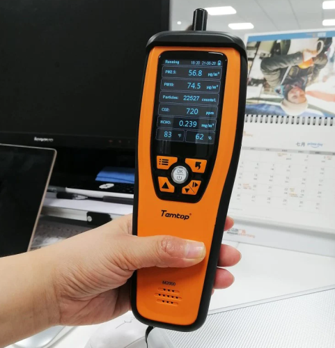 Монитор качества воздуха Temtop M2000 CO2, детектор PM2.5 PM10 HCHO, со звуковой сигнализацией, дисплеем температуры и влажности фото 4