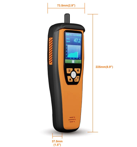 Монитор качества воздуха Temtop M2000 CO2, детектор PM2.5 PM10 HCHO, со звуковой сигнализацией, дисплеем температуры и влажности фото 2