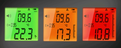 Пирометр TROTEC BP25 с измерением точки росы фото 12