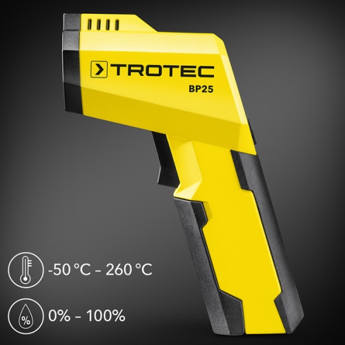 Пирометр TROTEC BP25 с измерением точки росы фото 5