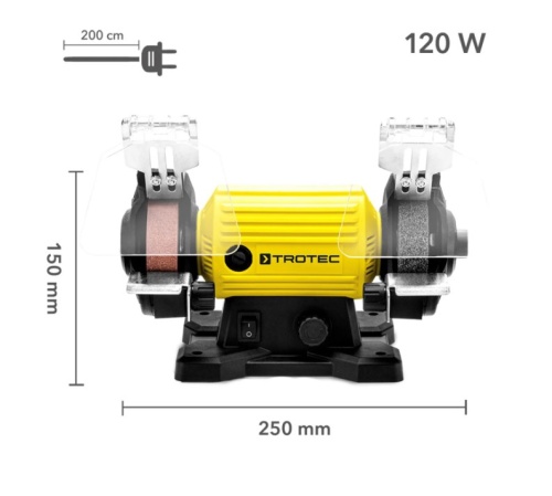 Точильный станок TROTEC PBGS 10-120 фото 2
