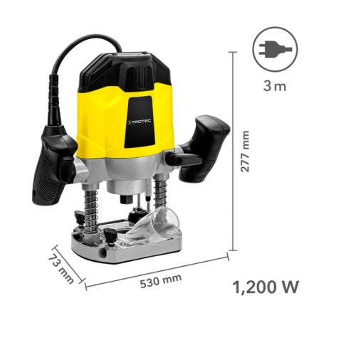 Универсальный электрический  фрезер TROTEC PRTS 10-1200 фото 3